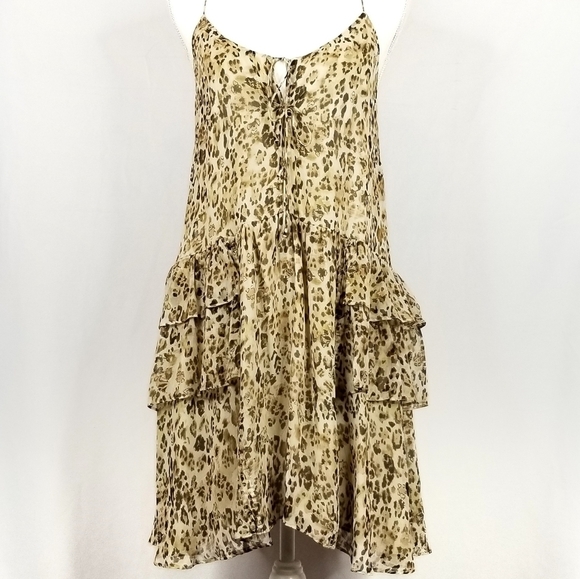 IRO Buzon Silk Leopard Print Dress NWT - Picture 5 of 12